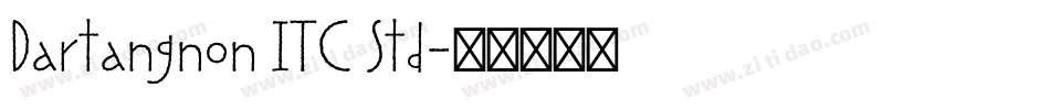 Dartangnon ITC Std字体转换